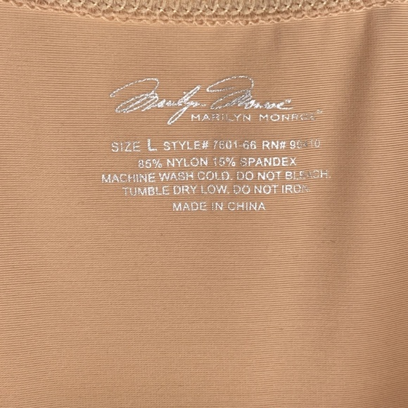 Marilyn Monroe Nude Shaping Seamless Slip Sz Lg - Picture 2 of 4